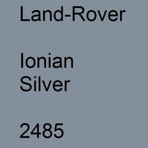 Land-Rover, Ionian Silver, 2485.